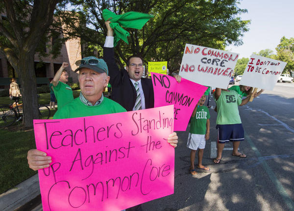 common core protest teachers